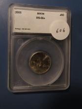 2005 BISON NICKEL SEGS MS-66+