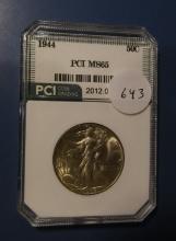 1944 WALKER HALF DOLLAR PCI MS-65