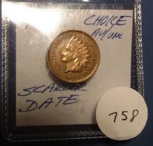 1909 INDIAN CENT CH AU-58