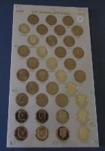 KENNEDY HALF DOLLAR SET 2008-2016 GEM BU INCL. SILVER PROOFS IN CUSTOM CAPI