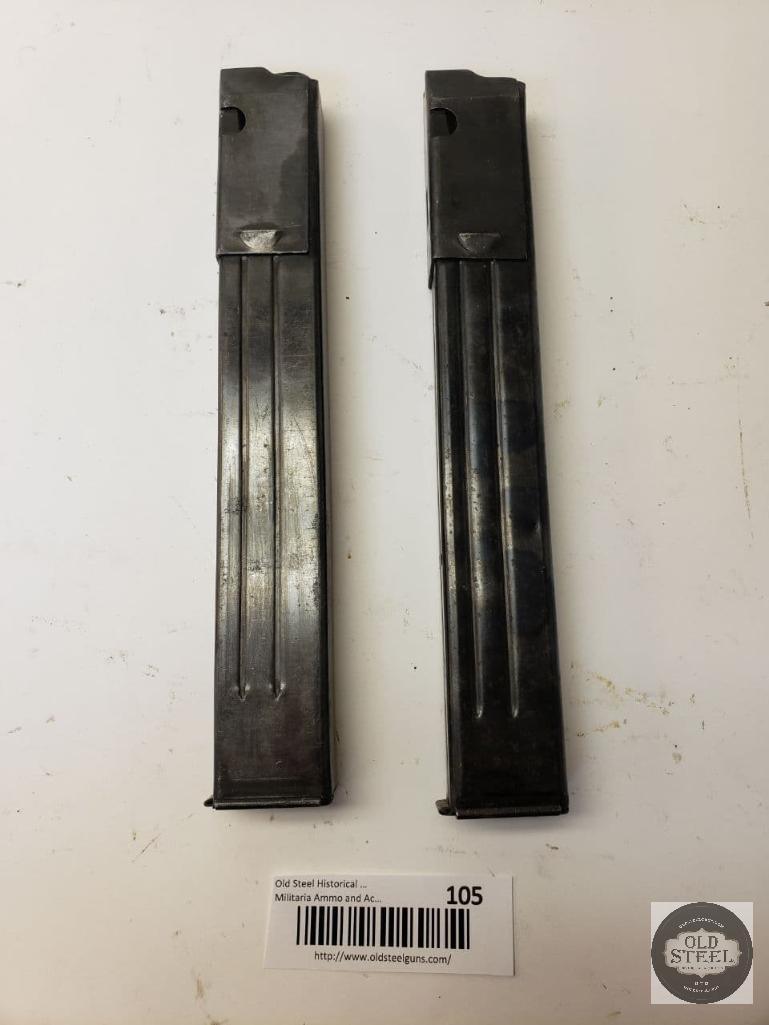 Two MP38 / MP40 Magazines Original German WWII 1941