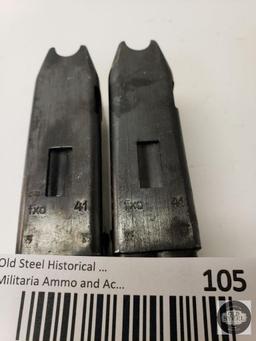 Two MP38 / MP40 Magazines Original German WWII 1941