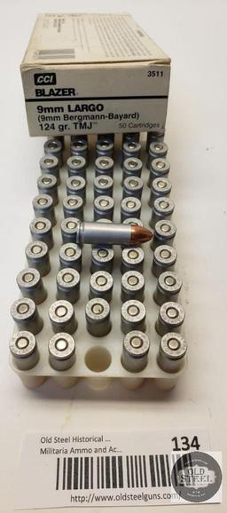 50 Rounds of 9mm Largo CCI Blazer