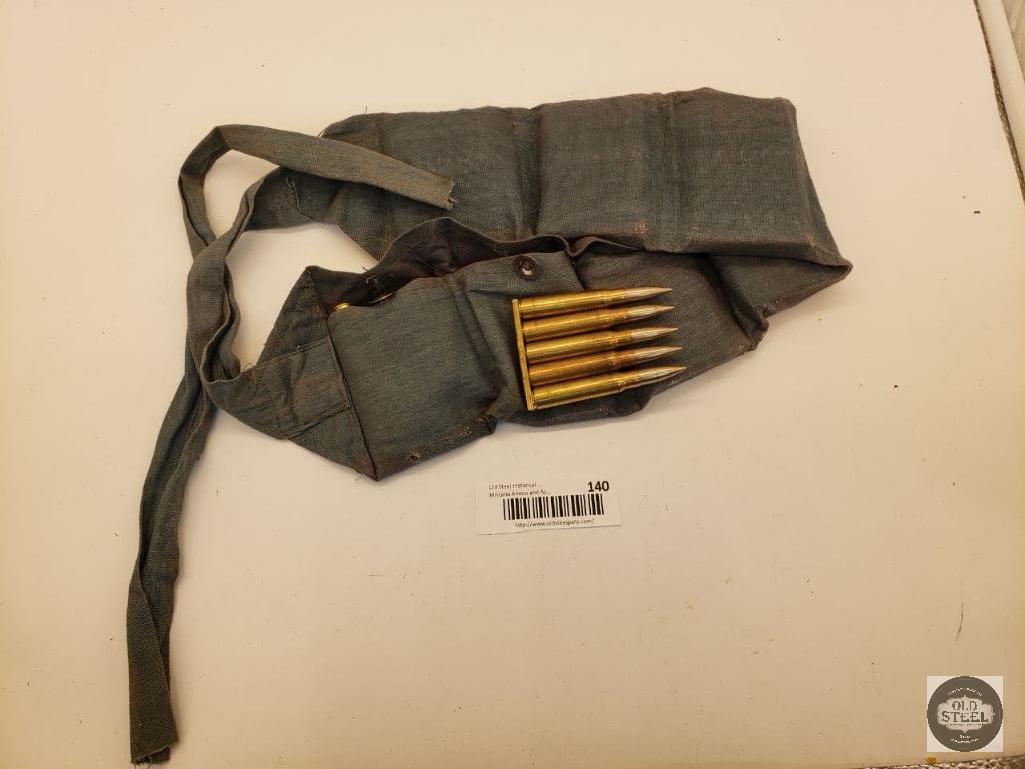 70 rounds of 8mm Mauser with Banolier Turkish