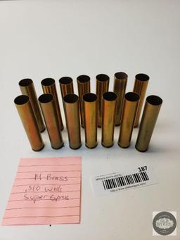 14 .510 Wells Super Express and Other Unprimed Brass Cases