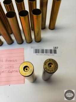 14 .510 Wells Super Express and Other Unprimed Brass Cases