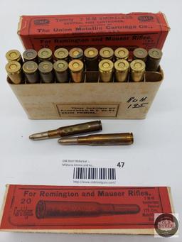 40 rounds of 7x57mm Mauser U.M.C.