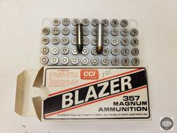 One Partial Box of 357 Magnum Blazer