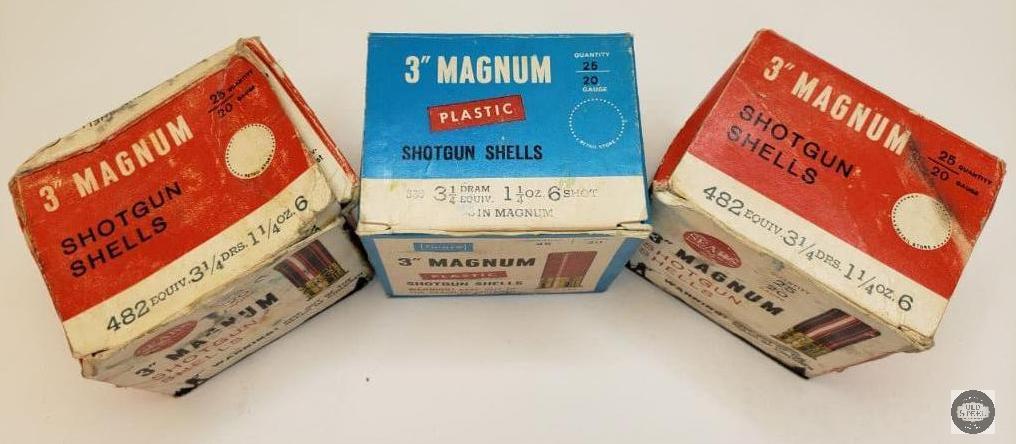 Lot of 20ga 3 Inch Shotgun Shells