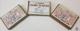 Three Boxes of Lake City Match Grade 30-06