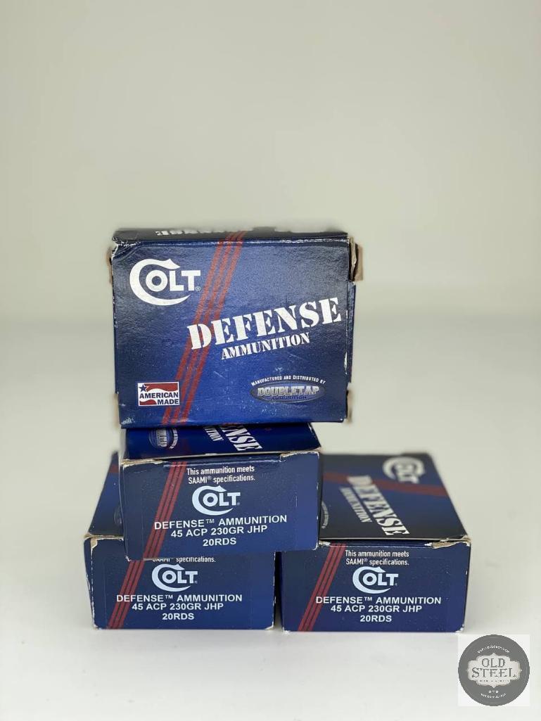 Four Boxes of Colt 45 ACP