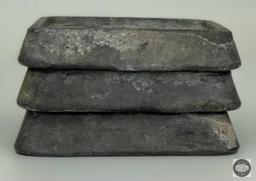 Three Bars of Bolton CERRO-BASE Alloy