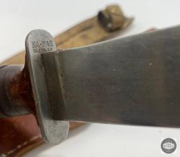 Two Fixed Blade Knives w/ Sheaths