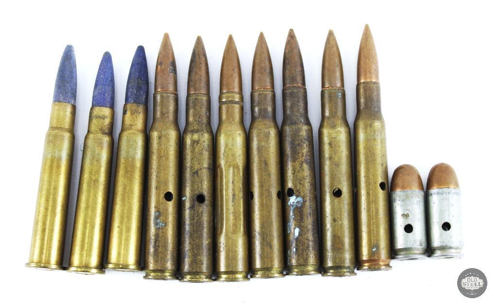 Assorted Inert and Wooden Bullet Training Rounds
