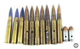 Assorted Inert and Wooden Bullet Training Rounds