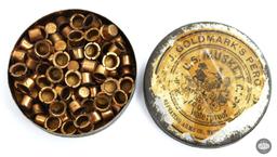 Vintage Can of Percussion Caps and Vintage Cap Can (Empty)