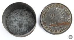 Vintage Can of Percussion Caps and Vintage Cap Can (Empty)