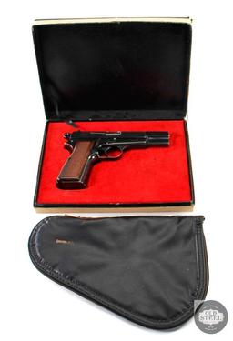 Belgium Manufacture Browning Hi Power - T Series - Mfg. 1968 9x19mm w/ Collector Box & Soft Case