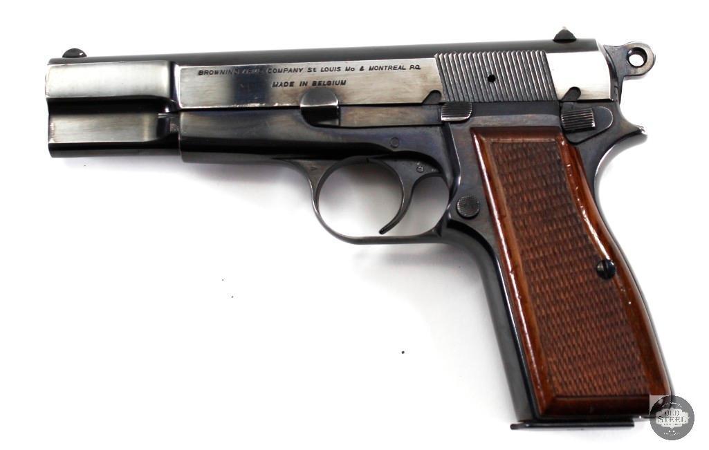 Belgium Manufacture Browning Hi Power - T Series - Mfg. 1968 9x19mm w/ Collector Box & Soft Case