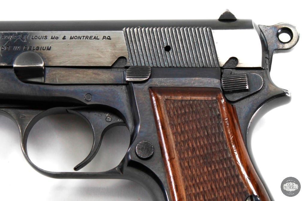 Belgium Manufacture Browning Hi Power - T Series - Mfg. 1968 9x19mm w/ Collector Box & Soft Case