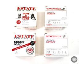 4 Boxes 12GA Shells - 50 Shells Winchester - 50 Shells Estate Cartridge