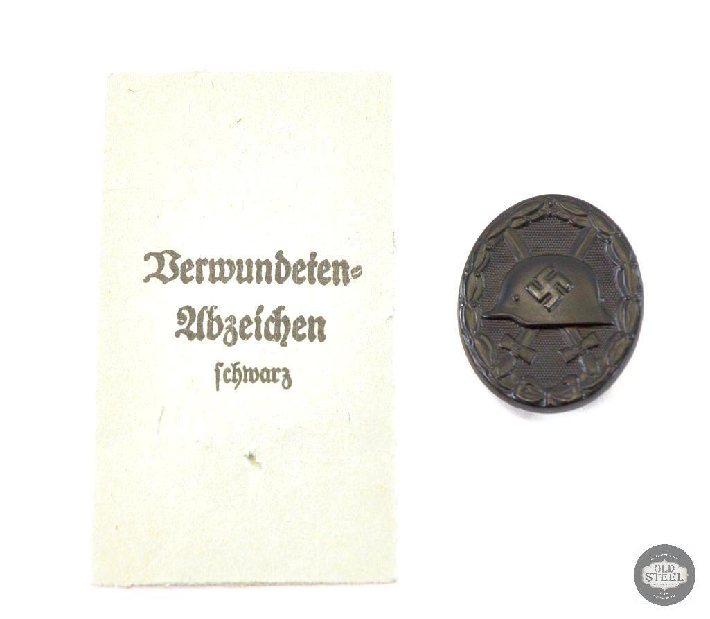 WWII German Wound Badge - 3rd Class - Original Packaging Included