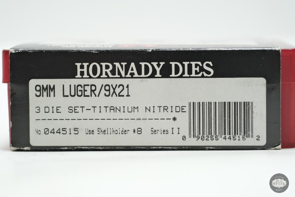 Hornady 9mm Reloading Die Set - 9x19 - 9x21