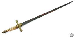 US Civil War Knight's Head Short Sword