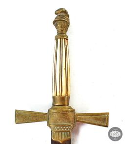 US Civil War Knight's Head Short Sword