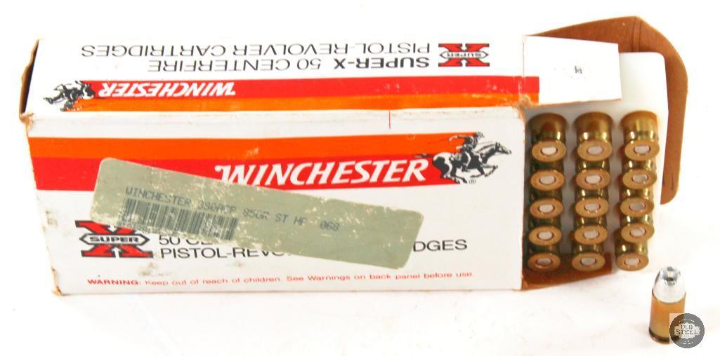 50 Rounds Winchester 380 AUTO 85gr Silvertip HP Ammunition