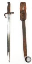 Japanese Type 30 Bayonet, Scabbard, and Frog.