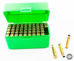4x MTM Case Gard 50 Cartridge Boxes & 50 .223 Brass Casings with Spent Primers - 300x Brass Cases