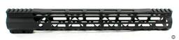 Guntec USA 15? AIR-LOK Series M-Lok Compression Free Floating Handguard w/ Monolithic Top Rail Ge...