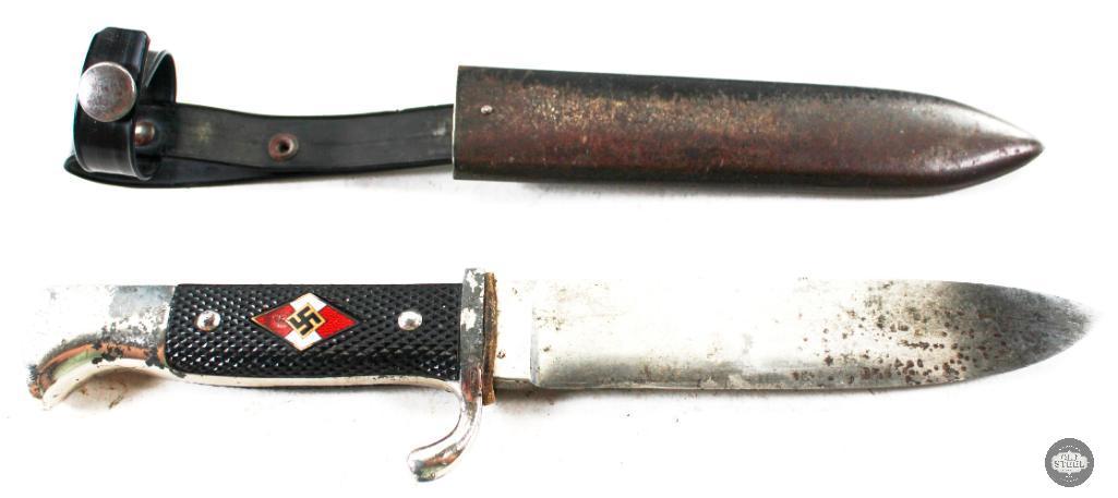 Hitlerjugend Knife and Scabbard