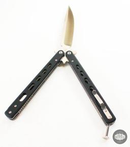 Boker Plus Balisong Knife - D2 Steel - G10 Grips