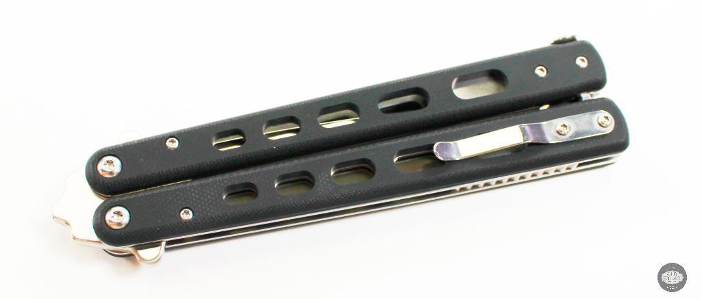 Boker Plus Balisong Knife - D2 Steel - G10 Grips