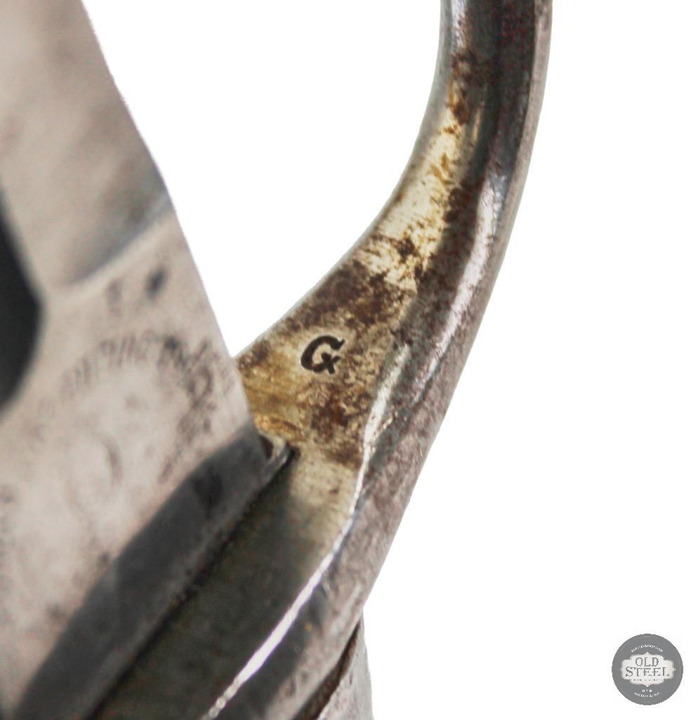 Argentine Mauser M1891 Bayonet with Unground Crest and Aluminum Grips