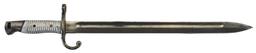 Argentine Mauser M1891 Bayonet with Unground Crest and Aluminum Grips