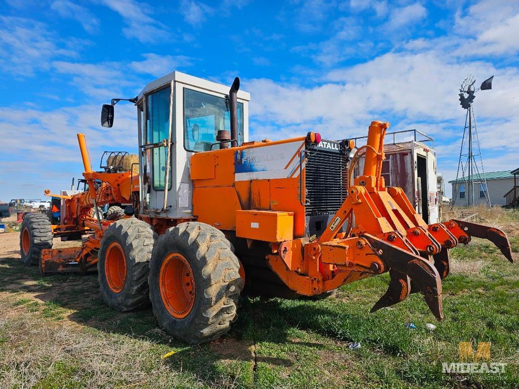 Fiat FG105B Motor Grader with Rear Ripper