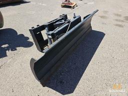 Skid Steer Push Blade Attachment