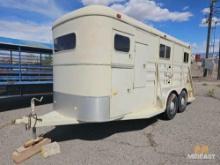 1989 Bumper Pull Horse Trailer