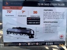 72 IN Skid Steer Tiller