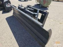 Skid Steer Push Blade Attachment