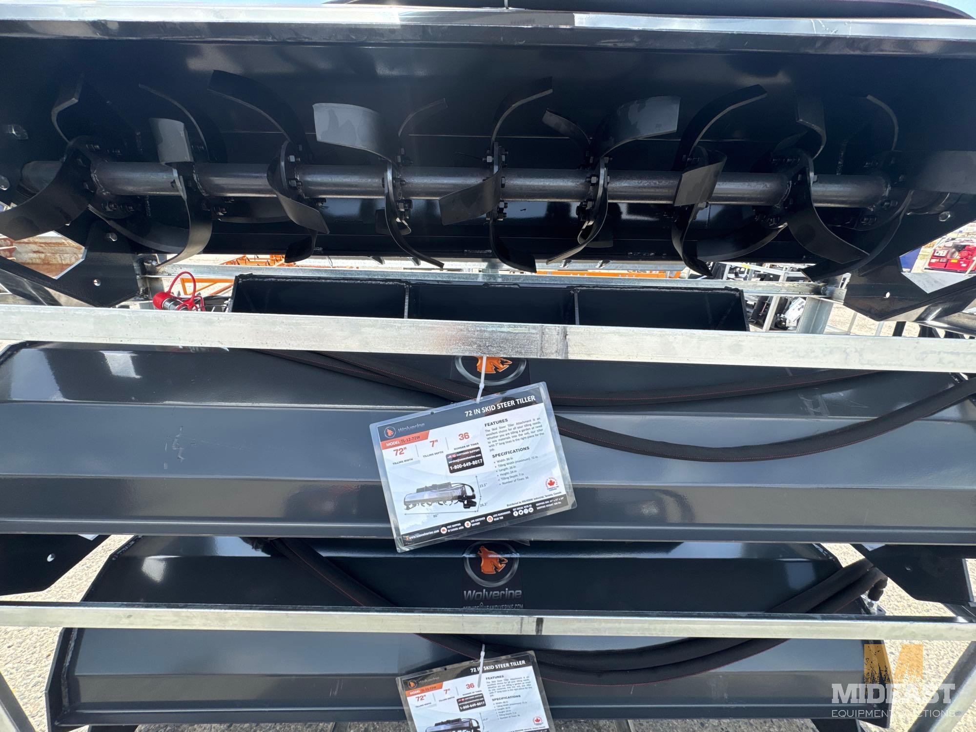 72 IN. Skid Steer Tiller