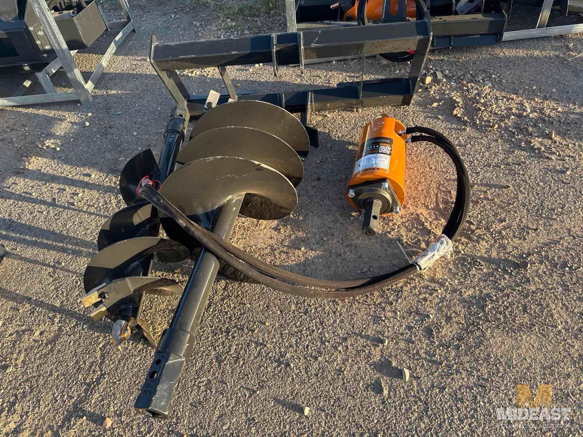 Skidsteer Auger Attachment (New)