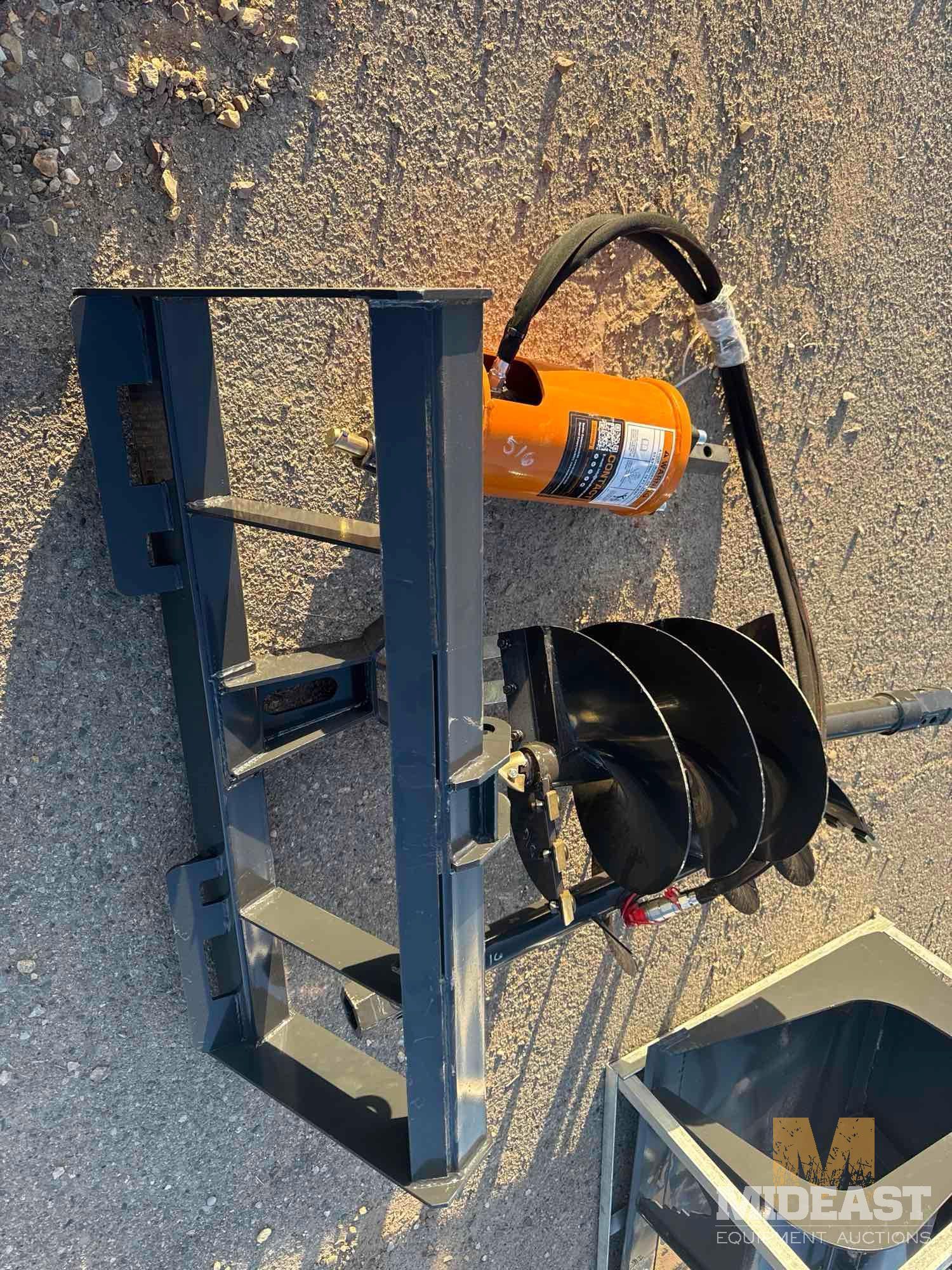 Skidsteer Auger Attachment (New)
