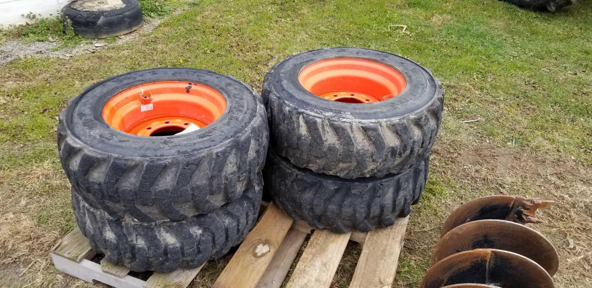 Kubota SSL 65 wheels 16" ( pair of 4 )