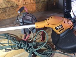 Trimmer, cord and light