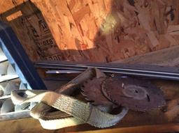 Two organizers loaded, tow strap, saw blades and strips