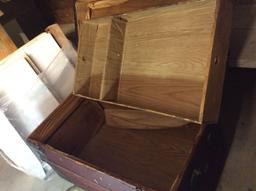 Trunk 30 in long x 16 wide x 17 in high